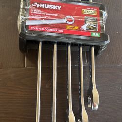 Husky XL MM Combination Wrench Set (5- Piece) Store SKU# 1000-029-983