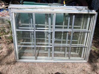 3 aluminum frame horizontal sliding window