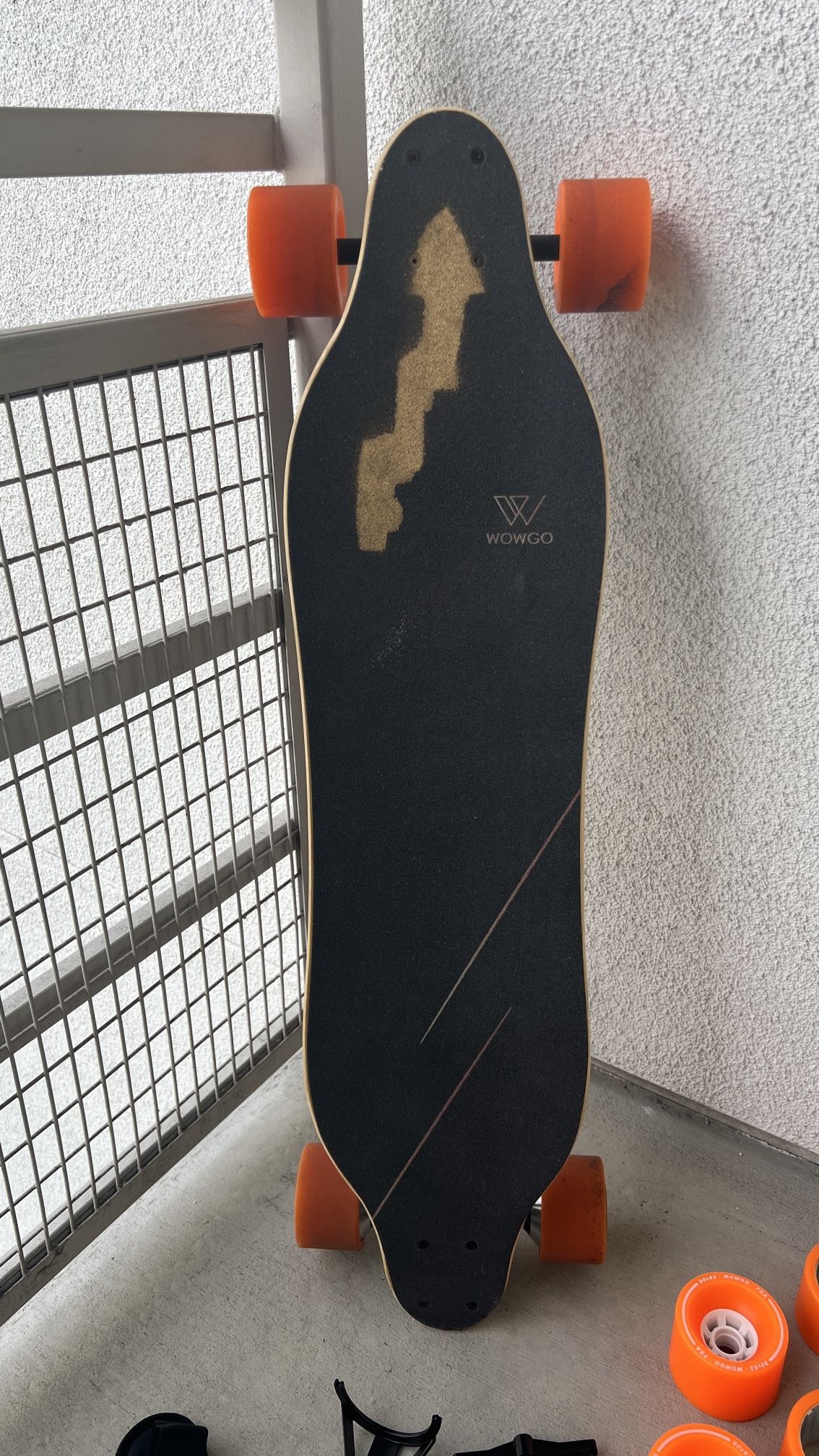 WOWGO electric skateboard.