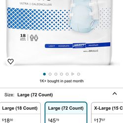 McKesson Large Diaper’s And Underpads 