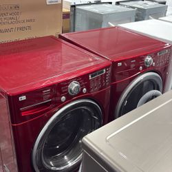 LG Frontload, Washer And  Gas Dryer