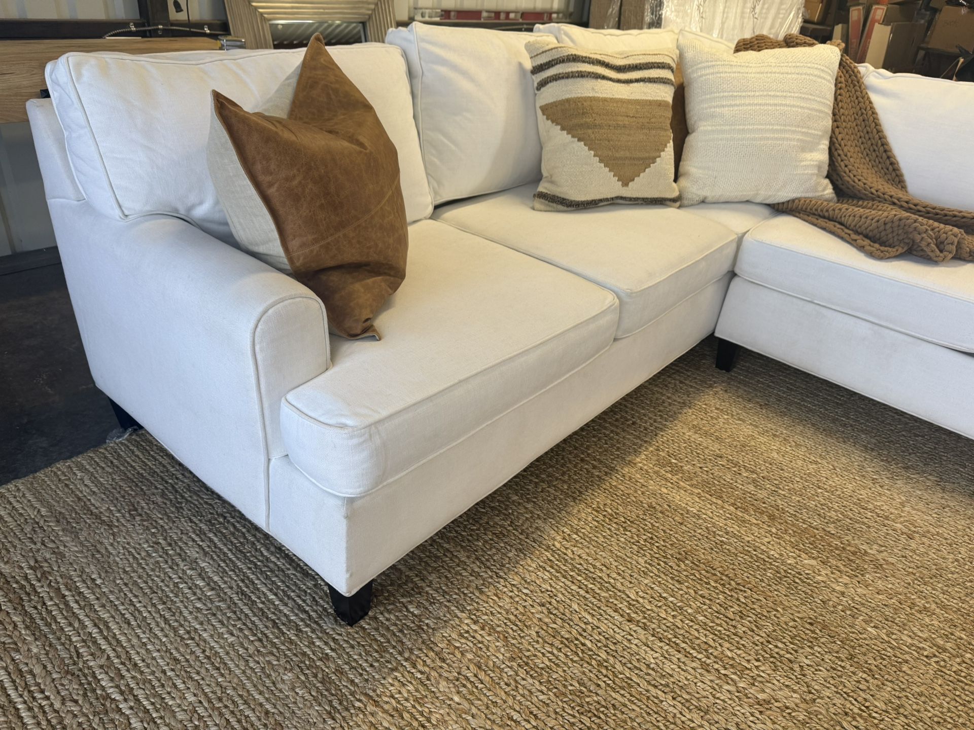 Beautiful White Sectional