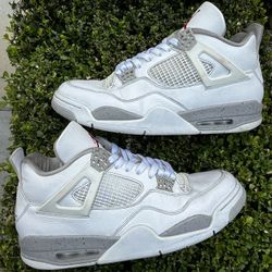 Size 12 - Jordan 4 Retro Mid White Oreo