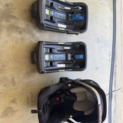 Nuna car seat and 2 bases