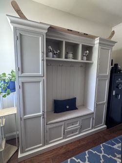 Storage Hall Tree Coat Rack