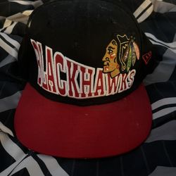 New Era Chicago Blackhawks 9FIFTY Snapback Adjustable Fit Hat