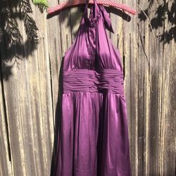 Nice quality dress, Halter burgundy dress