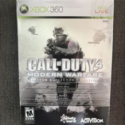Call Of Duty 4 Modern Warfare Collecter’s edition