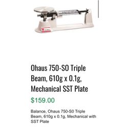 Ohaus Triple Beam Scale