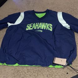 Seahawks V Neck Windbreaker
