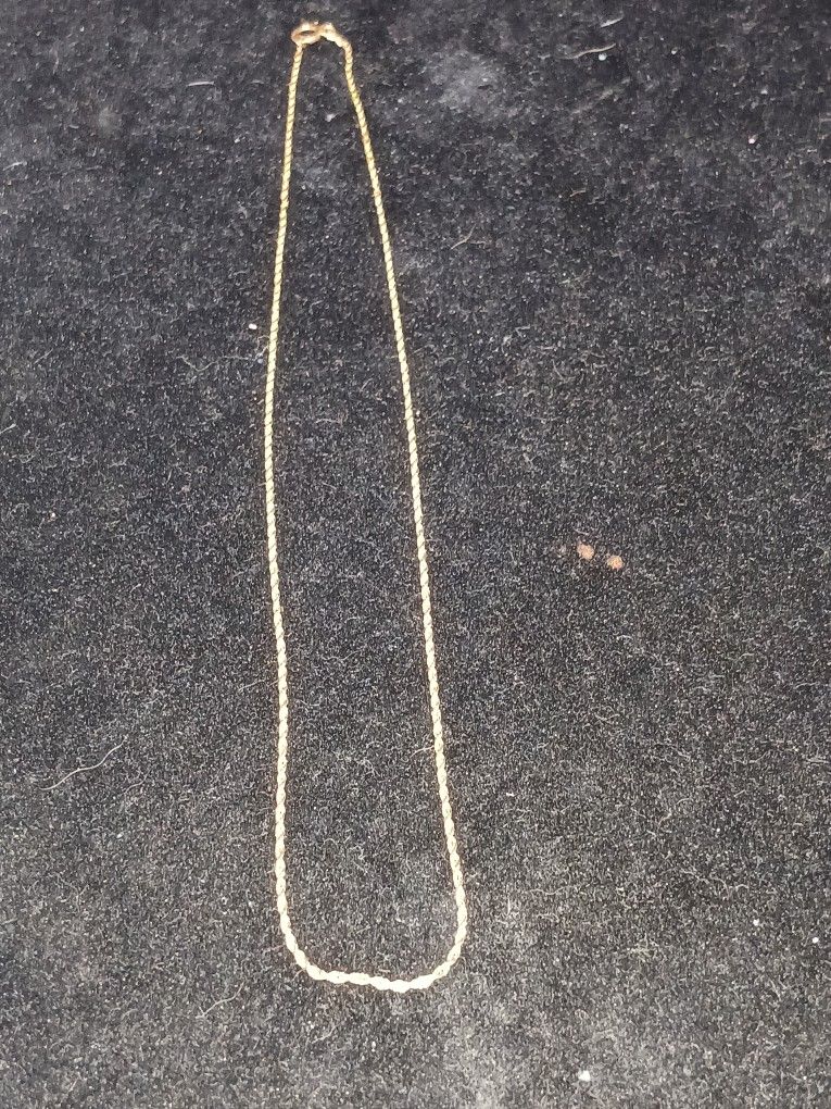 10k Gold Rope Chain