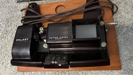 KALART 8mm Film Movie Editor Viewer Eight w/ Original Papers