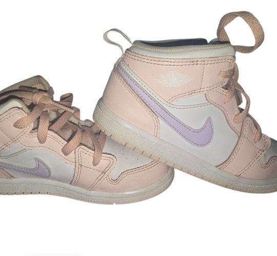 Toddler Jordan 1 Peach Pink – Size 10