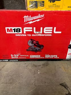 Milwaukee M18 FUEL 10" Dual Bevel Sliding Compound Miter Saw (Model 2734)