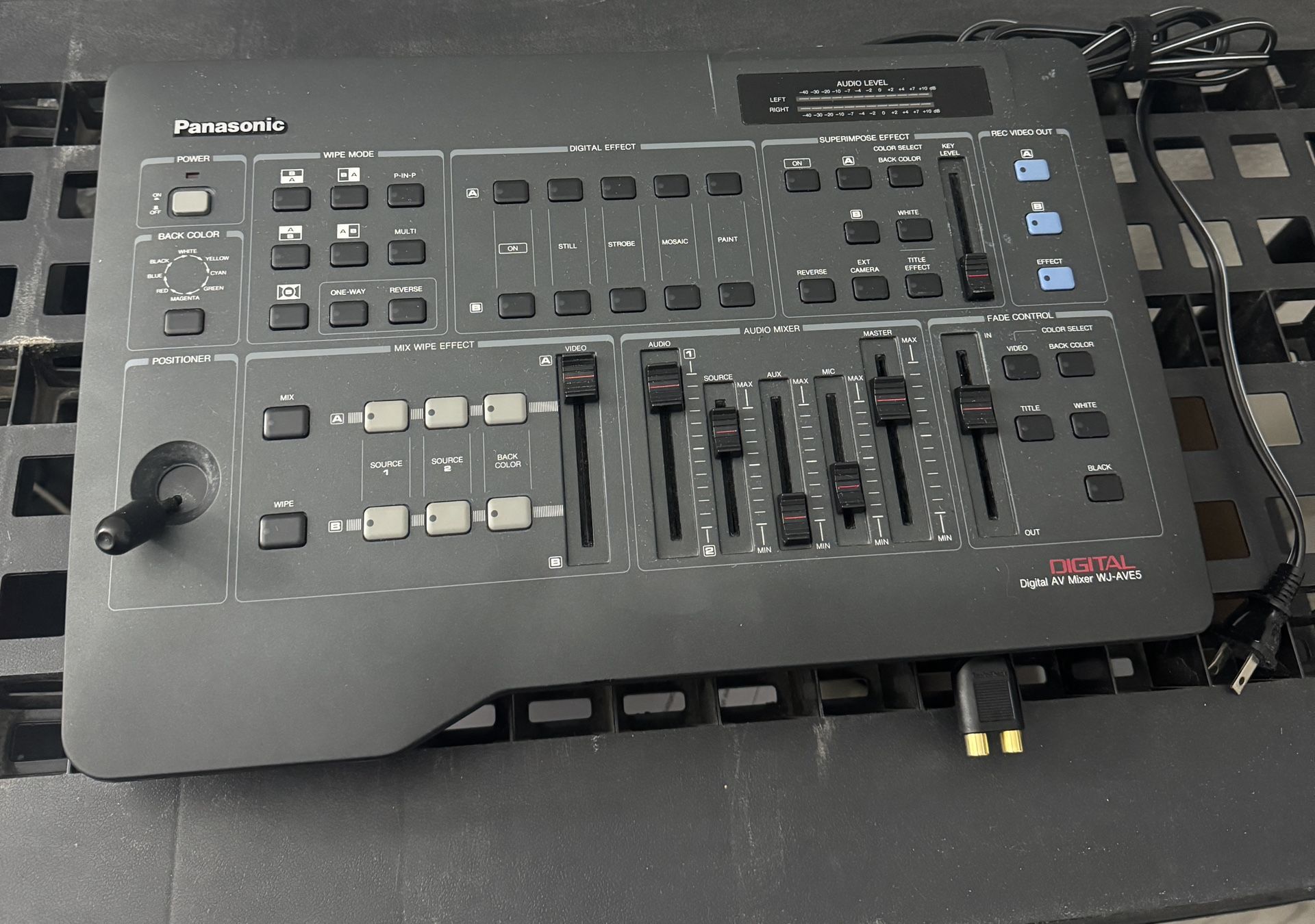 Panasonic Digital AV Mixer WJ-AVE5 Mixing Board- Draws Power But Untested