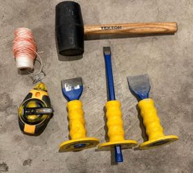 6-Piece Masonry & Construction Tool Set - DEWALT, TEKTON