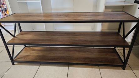 Industrial 3-Tier Console Table

Length: 60" Width/Depth: 16" Height: 26"