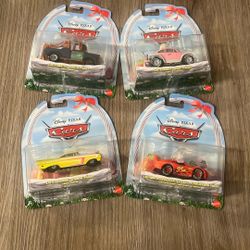 Brand New Mattel   Disney Pixar 2026 Easter Cars  Lot Of 4