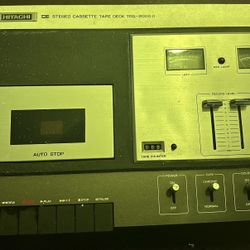 Vintage Hitachi Cassette player 