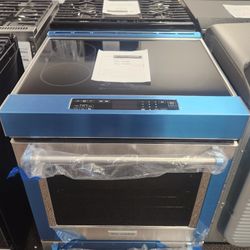 30-Inch 4 Burner Element Induction Slide-In Convection Range with Air Fry