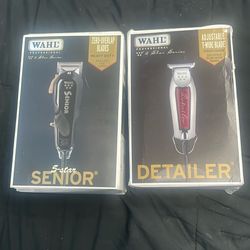 New Wahl 5 Star Senior and Detailer Set