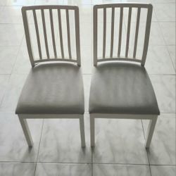 2 Ikea Ekedalen Chairs