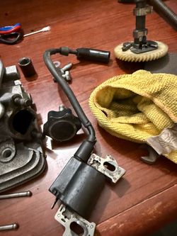 212 mini bike spark plug wire and coil