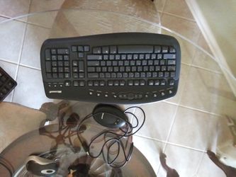 Wireless Microsoft keyboard with mouse