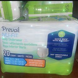 adult Diapers (size L) 10$ each bag 20ct