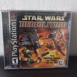 2000 Star Wars Demolition Playstation 1 1st Print New Factory Sealed 