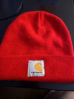 Carhartt Red Beanie. New