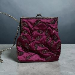 Hillard & Hanson Beaded Clutch Bag