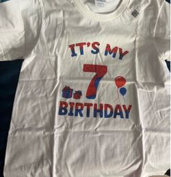 Spiderman 7 birthday shirt