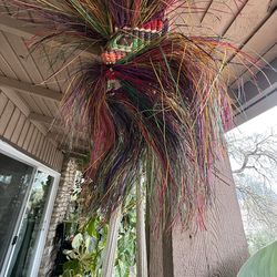 Beautiful woven Mexican mask