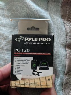Guitar tuner, Pyle pro pgt20