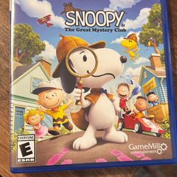 Snoopy & the Great Mystery Club Game For PlayStation 5 PS5