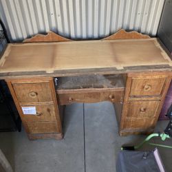 Antique Classic Vintage Vanity Desk Dresser Needs Restoration 