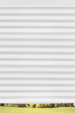 Redi Shade No Tools Easy Lift Cordless Blackout White Fabric Shade | 30" W x 64" L