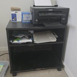 Small Rolling Side Table 