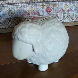 Hallmark White Sheep Ceramic Coin Piggy Bank
H
Hall's