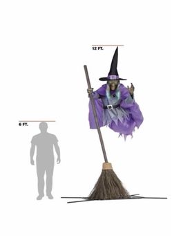 12ft Halloween Home Depot witch