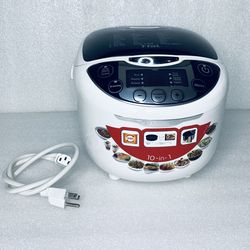 T-Fal 10 Cup 750W Rice & Multi-Cooker, White
