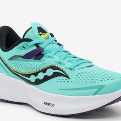Saucony Womens PWR RUN Teal Running Shoes Size 9.5