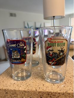 4- 16 oz Glasses.