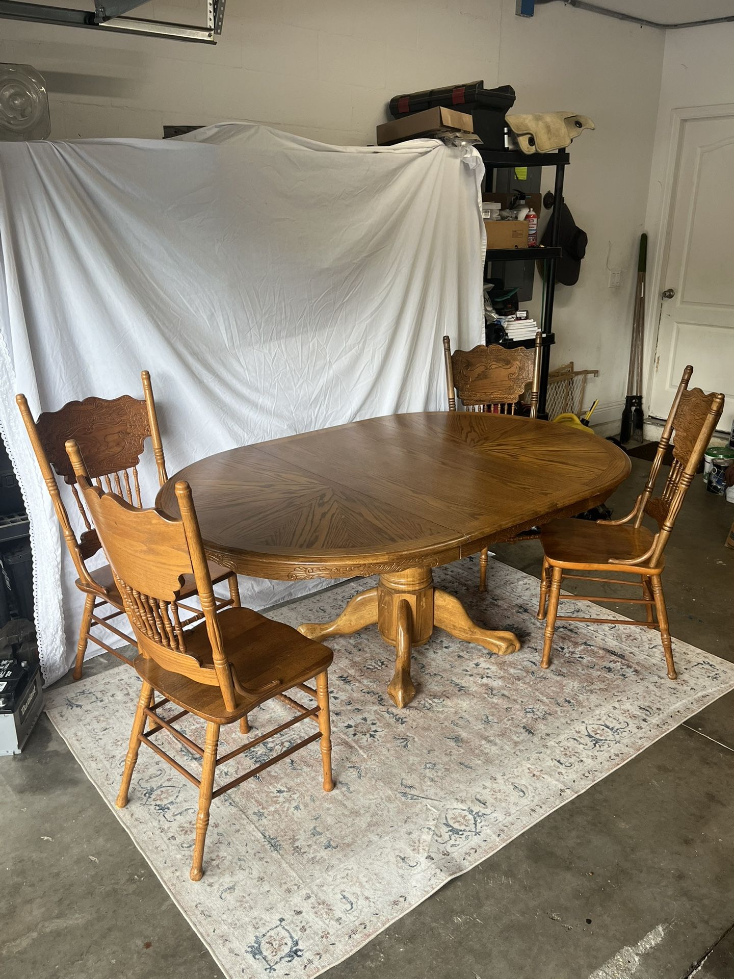 table and chairs