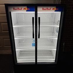 Redbull True 2 Glass Door Merchandiser Refrigerator   