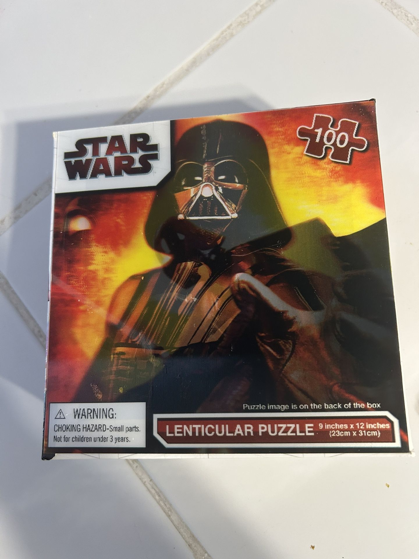Star Wars 100 Piece Darth Vader Lenticular Puzzle - NEW IN BOX