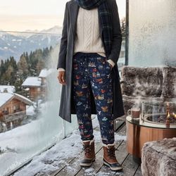 Harry Potter HogwartsPajama Pants Navy Women's Small