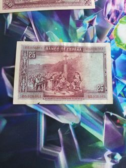 1928 EL banco de espana note