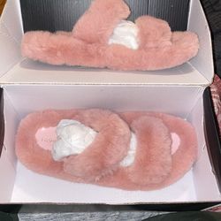 Fashion Nova All Fur You Slides